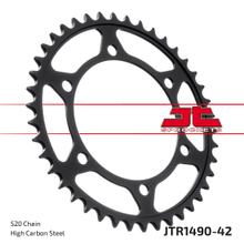 Zębatka JT Sprockets 520 42Z średnica wewnętrzna 120mm rozstaw śrub 140mm dla Suzuki GSX-R, Kawasaki W EN C 250 - 800 ccm rok produkcji 1989 - 2017