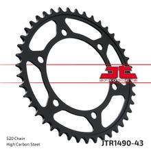 JT Sprockets 520 43Z tandwiel binnendiameter 120 mm boutcirkel 140 mm voor Suzuki GSX-R, Kawasaki W EN C 250 - 800 cc bouwjaar 1989 - 2017