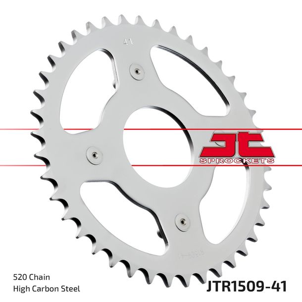 Piñón JT Sprockets 520 41Z, diámetro interior 64 mm, círculo de perno 120 mm