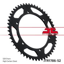 Zębatka tylna JT Sprockets 520 52Z średnica wewnętrzna 162mm rozstaw śrub 180mm dla Suzuki PE 250 / 400 ccm rok produkcji 1980 - 1982