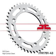 Kettenové kolo JT Sprockets 525 43Z vnitřní průměr 136mm rozteč otvorů 156mm pro Suzuki XF Freewind DR SE SEU 650 ccm r. v. 1996 - 2002