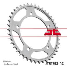 Coroa JT Sprockets 525 42D para Suzuki GSX-R GSR 600 - 1050 ccm Ano 2000 - 2022