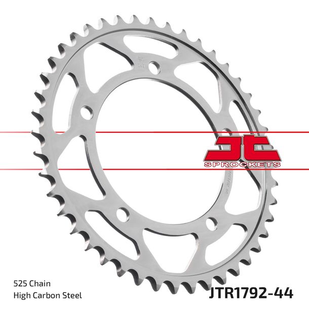 Kettenrad JT Sprockets 525 44Z Innendurchmesser 120mm Lochkreis 140mm für Suzuki GSX-R GSR 600 - 1050 ccm Bj. 2000 - 2022