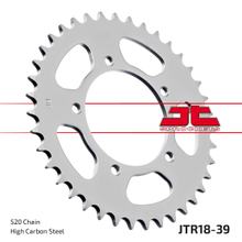 Coroa JT Sprockets 520 39D Diâmetro interno 90mm Círculo de furação 108mm para MuZ / MZ Skorpion Sport Tour Traveller 660 ccm ano 1994 - 2002