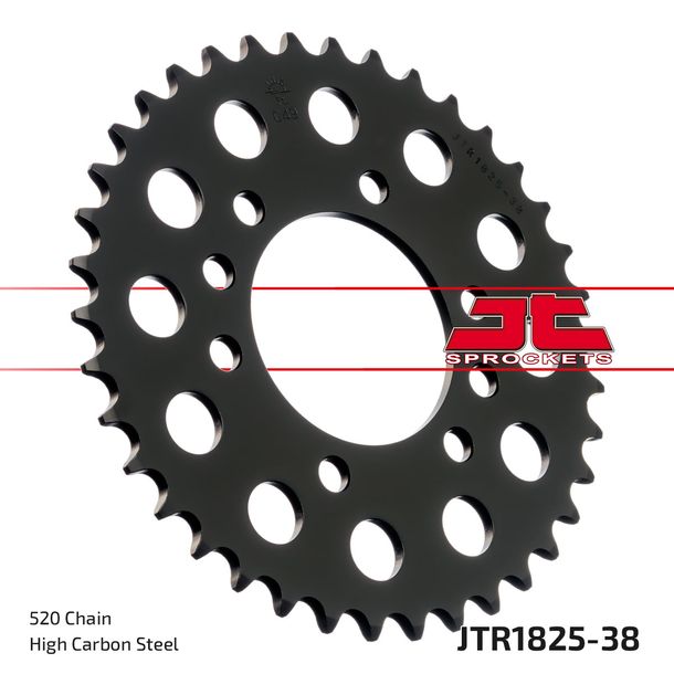 Pignon JT Sprockets 520 38Z, diamètre intérieur 76 mm, cercle de boulon 100 mm pour Suzuki GSX-R K.L.M.N W P.R DR Big VL Intruder LC 250 - 1100 ccm