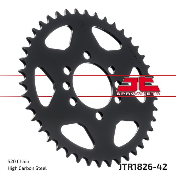 Kettenrad JT Sprockets 520 42Z Innendurchmesser 64mm Lochkreis 84mm für Suzuki LT-Z Quadsport, Arctic Cat DVX Kawasaki KFX Sport RV Van LT E Quadrunner