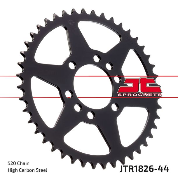 Pignone JT Sprockets 520 44Z, diametro interno 64 mm, bullone circolare 84 mm per Suzuki LT-Z Quadsport, Arctic Cat DVX Kawasaki KFX Sport RV Van LT E