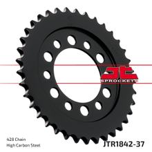 Kettenové kolo JT Sprockets 428 37Z vnitřní průměr 62mm rozteč otvorů 80mm pro Yamaha DT TW E Trailway YZ TY SR SE 80 - 350 ccm r.v. 1974 - 2015