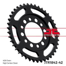Kolo řetězu JT Sprockets 428 42Z vnitřní průměr 62mm rozteč otvorů 80mm pro Yamaha DT TW E Trailway YZ TY SR SE 80 - 350 ccm r. v. 1974 - 2015