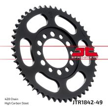 Kettenrad JT Sprockets 428 49Z vnitřní průměr 62mm rozteč otvorů 80mm pro Yamaha DT TW E Trailway YZ TY SR SE 80 - 350 ccm r. v. 1974 - 2015