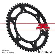 Kettenové kolo JT Sprockets 428 51Z vnitřní průměr 120mm rozteč otvorů 136mm pro Yamaha TDR R FZR RR 125 - 400 ccm r. v. 1990 - 2015