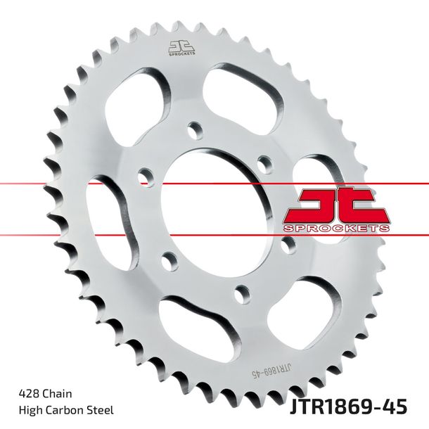 Kettenrad JT Sprockets 428 45Z Innendurchmesser 62mm Lochkreis 80mm