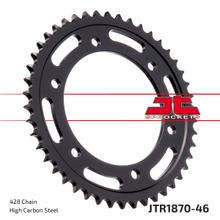 Kolo řetězu JT Sprockets 428 46Z vnitřní průměr 110mm rozteč otvorů 130mm pro Yamaha TZR YBR 125 / 250 ccm r. v. 1997 - 2013