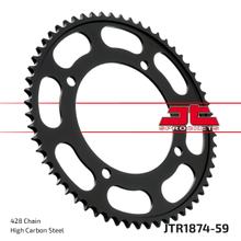Pignone JT 428 59Z, diametro interno 125 mm, foro circolare 145 mm per Yamaha XVS Drag Star Dragstar 125 / 250 ccm Anno 2000 - 2004