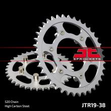 Pignone JT Sprockets 520 38Z, diametro interno 80 mm, bullone circolare 110 mm per Aprilia AF 1 Replica Europa 125 ccm Anno 1988 - 1992