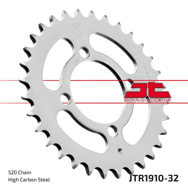 Pignon JT Sprockets 520 32Z, diamètre intérieur 64 mm, cercle de boulons 80 mm pour Aeon Cobra Overland RS 2WD SM Supermoto, Adly ATV Sport Utility
