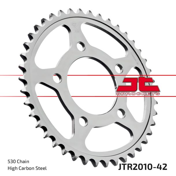 JT Sprockets 530 42T sprocket inner diameter 80mm bolt circle 110mm for Triumph Tiger Speed Triple i Thunderbird Sport Daytona Sprint Trophy Legend TT Year 1992 - 2004