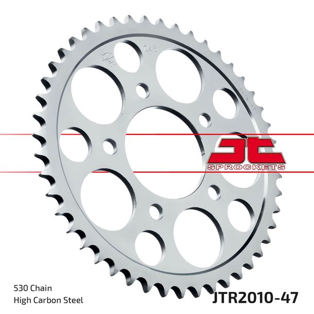 JT Sprockets 530 47Z sprocket inner diameter 80mm bolt circle 110mm for Triumph Tiger Speed Triple i Thunderbird Sport Daytona Sprint Trophy Legend TT Year 1992 - 2004
