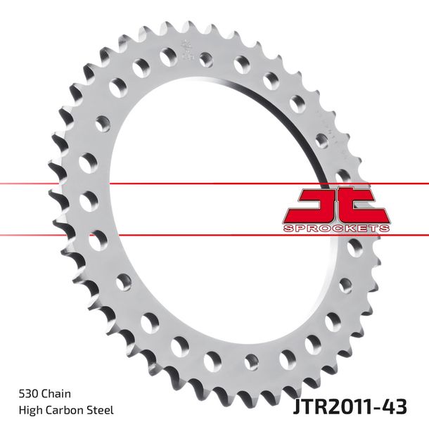 Kettenrad JT Sprockets 530 43Z für Triumph Speed Triple i EFI R Sprint ST RS Daytona T595 i Centennial Edition Tiger 900 - 1050 ccm Bj. 1996 - 2021