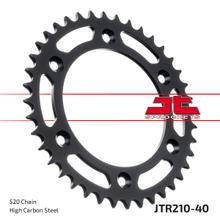 Rozetka JT Sprockets 520 40 zubů Vnitřní průměr 125mm Roztečný kruh 153mm pro Honda CR R CRF L Rally, HM CRE F XR RX 125 - 650 ccm Rok výroby 1983 - 2021