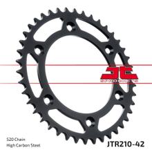 JT Sprockets 520 42Z tandwiel binnendiameter 125 mm boutcirkel 153 mm voor Honda CR R CRF L Rally, HM CRE F XR RX 125 - 650 cc bouwjaar 1983 - 2021