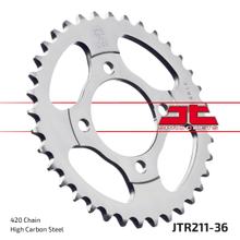 JT Sprockets 420 36Z binnendiameter 54 mm boutcirkel 70 mm voor Honda C M Cub CW 90 cc bouwjaar 1982 - 1997