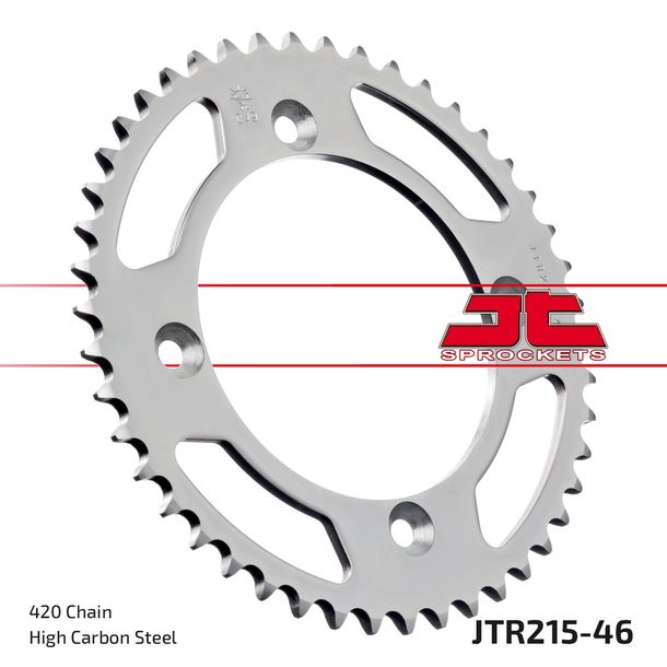 JT Sprockets 420 46Z tandwiel binnendiameter 110 mm boutcirkel 130 mm voor Honda CRF R CR 80 - 150 cc bouwjaar 1985 - 2022