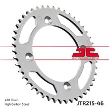 Piñón JT Sprockets 420 46Z, diámetro interior 110 mm, círculo de perno 130 mm para Honda CRF R CR 80 - 150 ccm Año 1985 - 2022