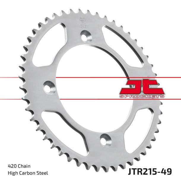 JT Sprockets 420 49Z sprocket inner diameter 110mm bolt circle 130mm for Honda CRF R CR 80 - 150 ccm Year 1985 - 2022