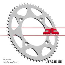 Piñón JT Sprockets 420 55Z, diámetro interior 110 mm, círculo de perno 130 mm para Honda CRF R CR 80 - 150 ccm Año 1985 - 2022