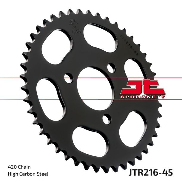 Pignone JT Sprockets 420 45Z, diametro interno 50 mm, bullone circolare 72 mm per Honda NSR 50 ccm Anno 1997