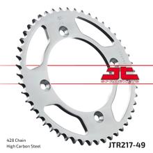 Pignon JT Sprockets 428 49Z, diamètre intérieur 110 mm, cercle de boulons 130 mm pour Honda CR R 80 / 85 ccm Année 1986 - 2008