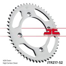 Pignon JT Sprockets 428 52Z, diamètre intérieur 110 mm, cercle de boulons 130 mm pour Honda CR R 80 / 85 ccm Année 1986 - 2008