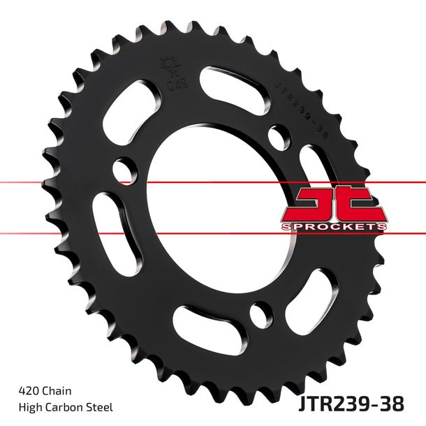 Kettenrad JT Sprockets 420 38Z Innendurchmesser 70mm Lochkreis 90mm für Honda MB MT MTX MBX S 50 / 80 ccm