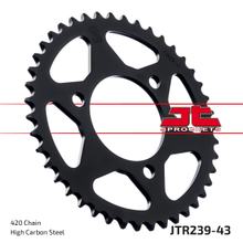 Pignon JT Sprockets 420 43Z, diamètre intérieur 70 mm, cercle de boulons 90 mm pour Honda MB MT MTX MBX S 50 / 80 ccm
