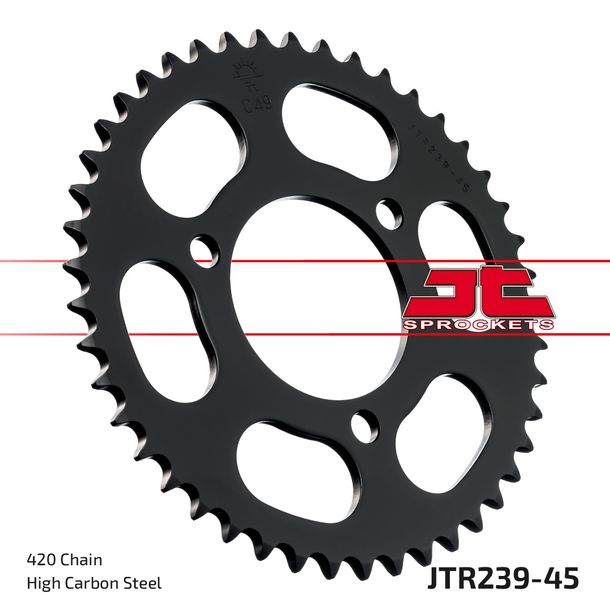 Kettenrad JT Sprockets 420 45Z Innendurchmesser 70mm Lochkreis 90mm für Honda MB MT MTX MBX S 50 / 80 ccm