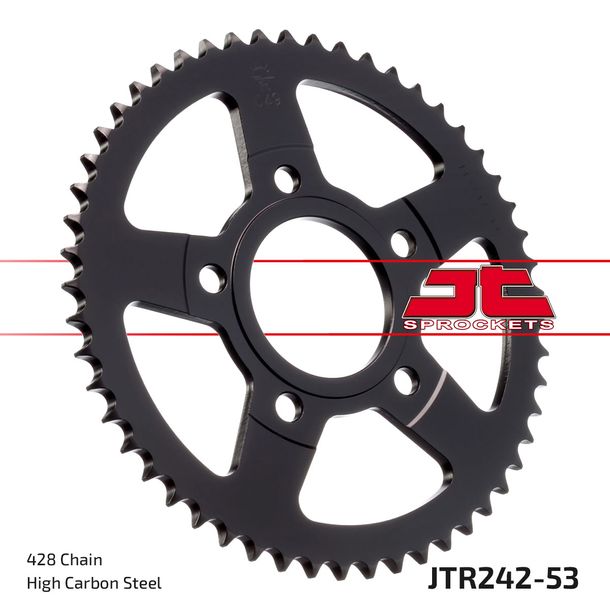 JT Sprockets 428 53Z tandwiel binnendiameter 64 mm boutcirkel 96 mm