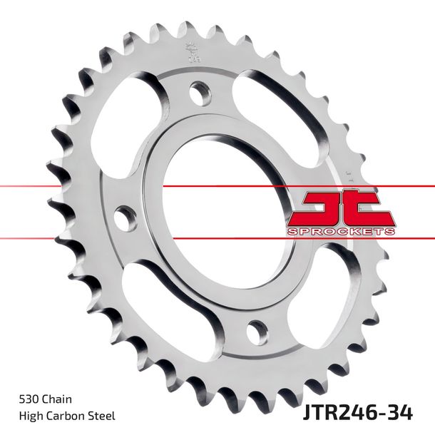 Kettenrad JT Sprockets 530 34Z Innendurchmesser 70mm Lochkreis 110mm für Honda CB T N 250 / 400 ccm Bj. 1977 - 1981