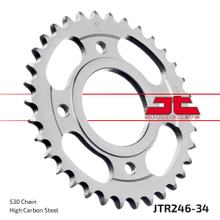 JT Sprockets 530 34Z sprocket inner diameter 70mm bolt circle 110mm for Honda CB T N 250 / 400 ccm Year 1977 - 1981