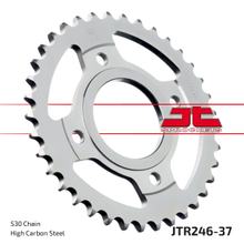 Pignone JT Sprockets 530 37Z, diametro interno 70 mm, bullone circolare 110 mm per Honda CB T N 250 / 400 ccm Anno 1977 - 1981