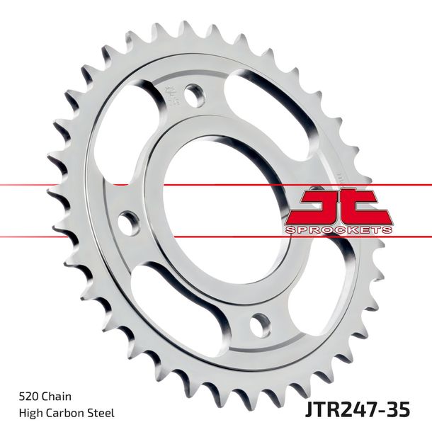 Kettenrad JT Sprockets 520 35Z Innendurchmesser 70mm Lochkreis 110mm für Honda CM T CB N 250 / 400 ccm Bj. 1980 - 1983