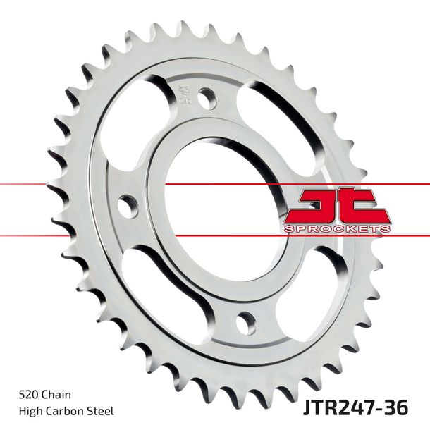 Kettenrad JT Sprockets 520 36Z Innendurchmesser 70mm Lochkreis 110mm für Honda CM T CB N 250 / 400 ccm Bj. 1980 - 1983