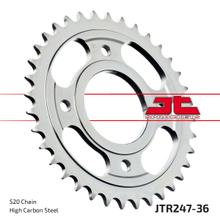 JT Sprockets 520 36T sprocket inner diameter 70mm bolt circle 110mm for Honda CM T CB N 250 / 400 ccm Year 1980 - 1983