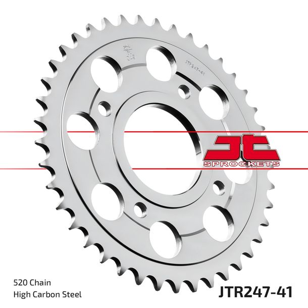 Kettenrad JT Sprockets 520 41Z Innendurchmesser 70mm Lochkreis 110mm für Honda CM T CB N 250 / 400 ccm Bj. 1980 - 1983