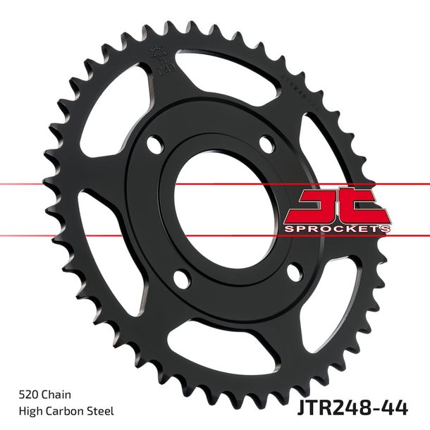 Kettenrad JT Sprockets 520 44Z Innendurchmesser 70mm Lochkreis 110mm für Honda CB RS 250 ccm Bj. 1980 - 1984