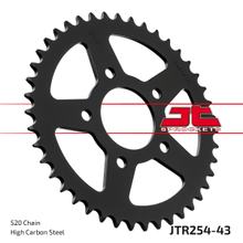 JT Sprockets 520 43Z sprocket inner diameter 64mm bolt circle 96mm for Honda CBF XL R 200 / 250 ccm Year 1983 - 2006