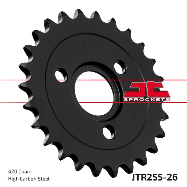 JT Sprockets 420 26Z tandwiel binnendiameter 29,2 mm boutcirkel 54 mm voor Honda Z R Monkey Cross J G A 50 cc