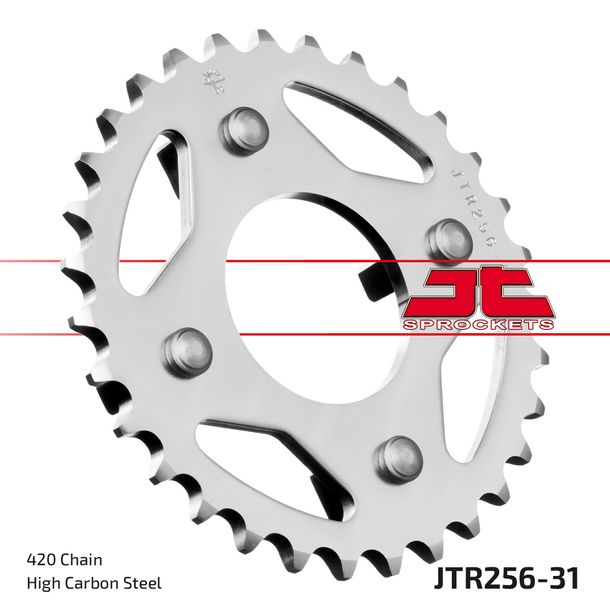 JT Sprockets 420 31Z sprocket inner diameter 50mm bolt circle 82mm for AJS Regal Raptor DD, Honda CY SS M 50 - 80 ccm
