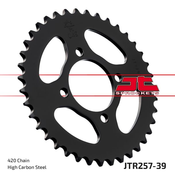 Kettenrad JT Sprockets 420 39Z Innendurchmesser 54mm Lochkreis 70mm für Honda C LA Cub Z 50 ccm Bj. 1977 - 1986