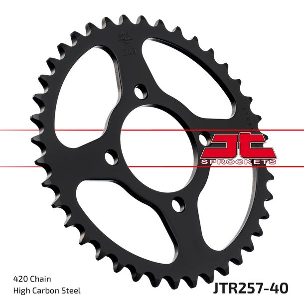 Kettenrad JT Sprockets 420 40Z Innendurchmesser 54mm Lochkreis 70mm für Honda C LA Cub Z 50 ccm Bj. 1977 - 1986